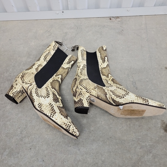 Paris Texas Snakeskin Ankle Boots